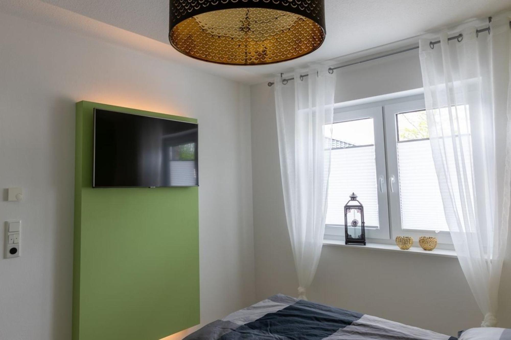 Ferienwohnung Sonnenstrahl Am Harkebruegger See Mit Sauna Barssel  Bagian luar foto