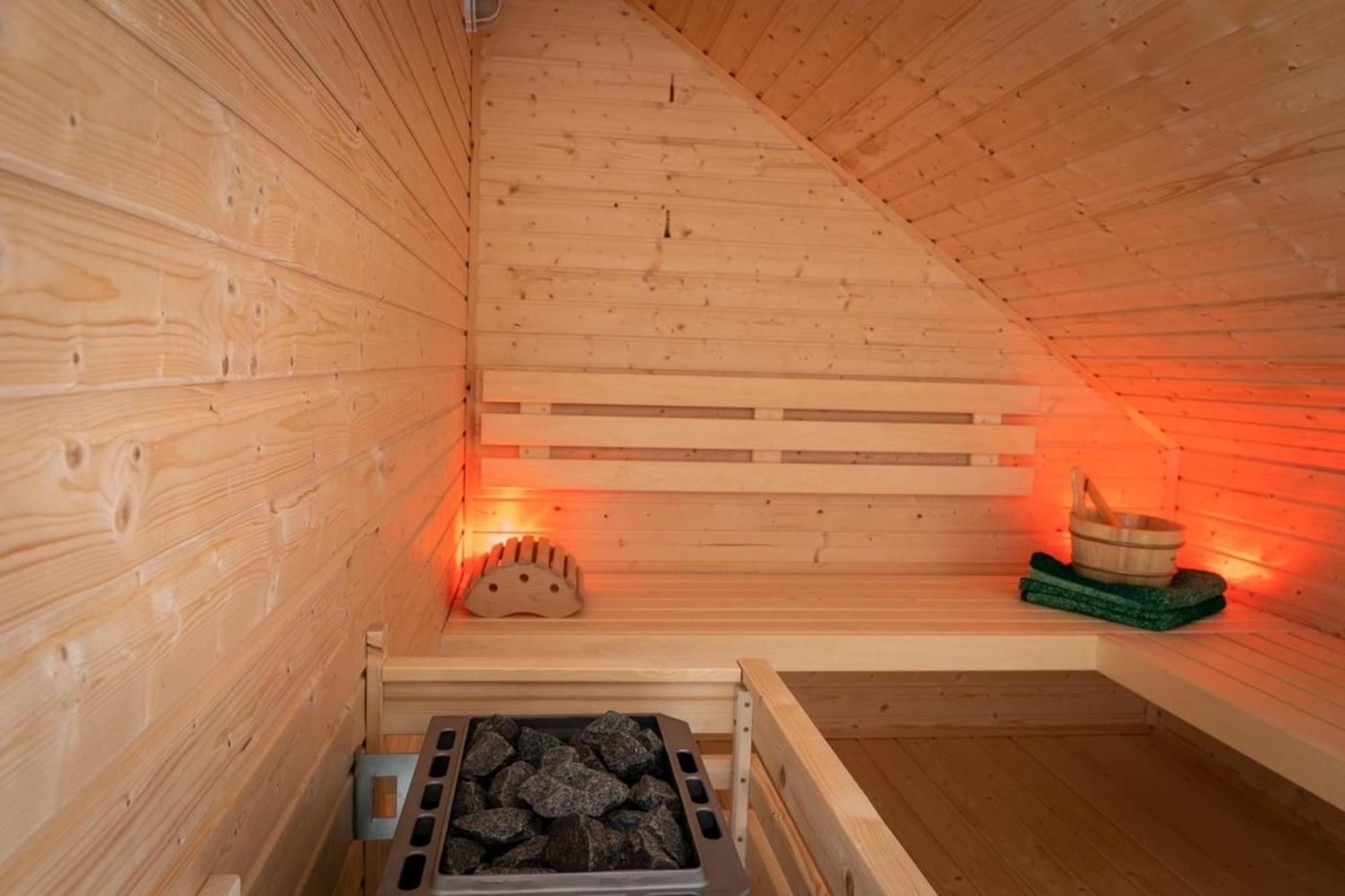 Ferienwohnung Sonnenstrahl Am Harkebruegger See Mit Sauna Barssel  Bagian luar foto